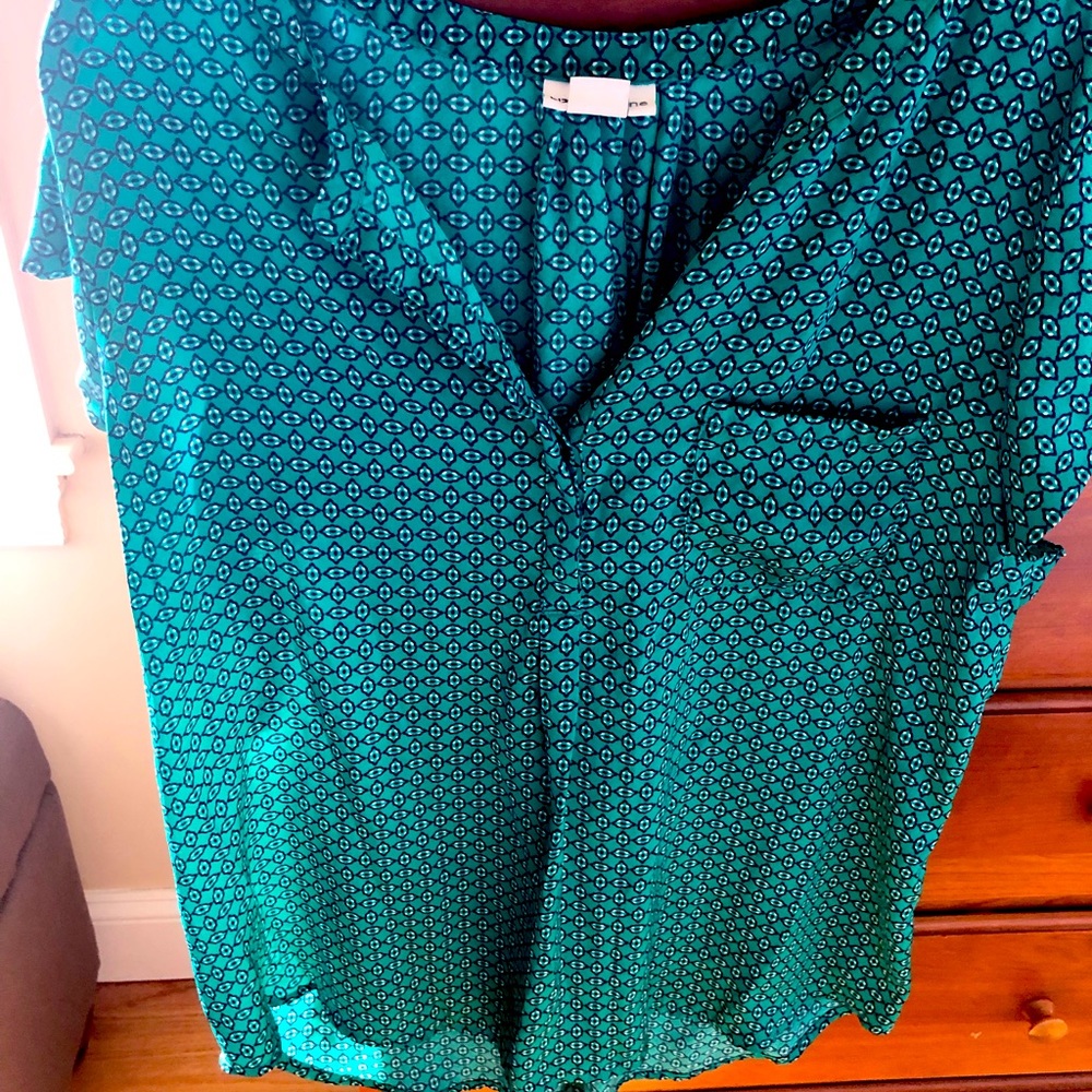 Cap sleeve blouse